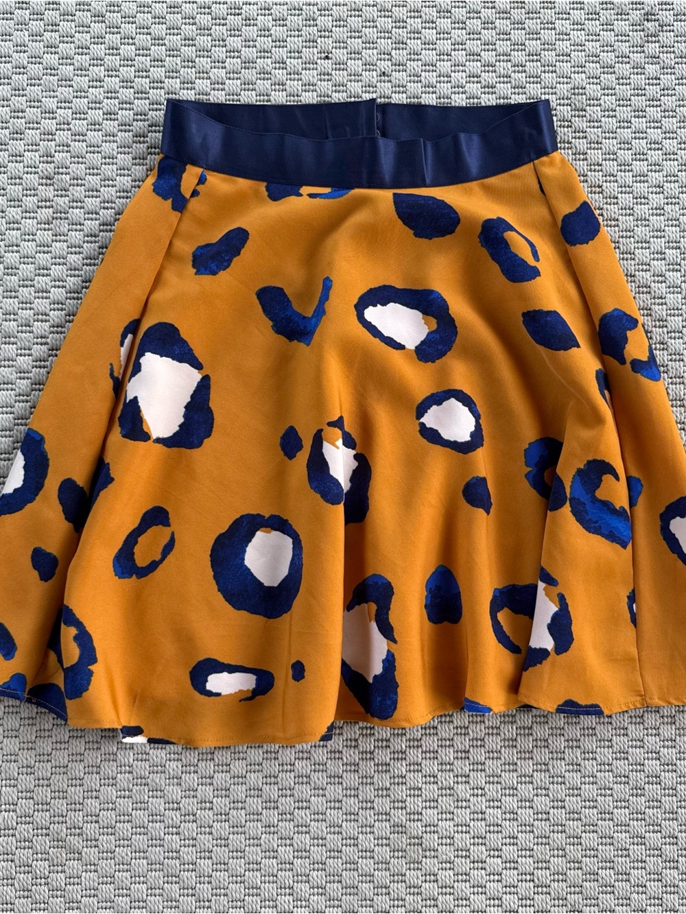 3.1 Phillip Lim for target casual orange leopard print mini skirt